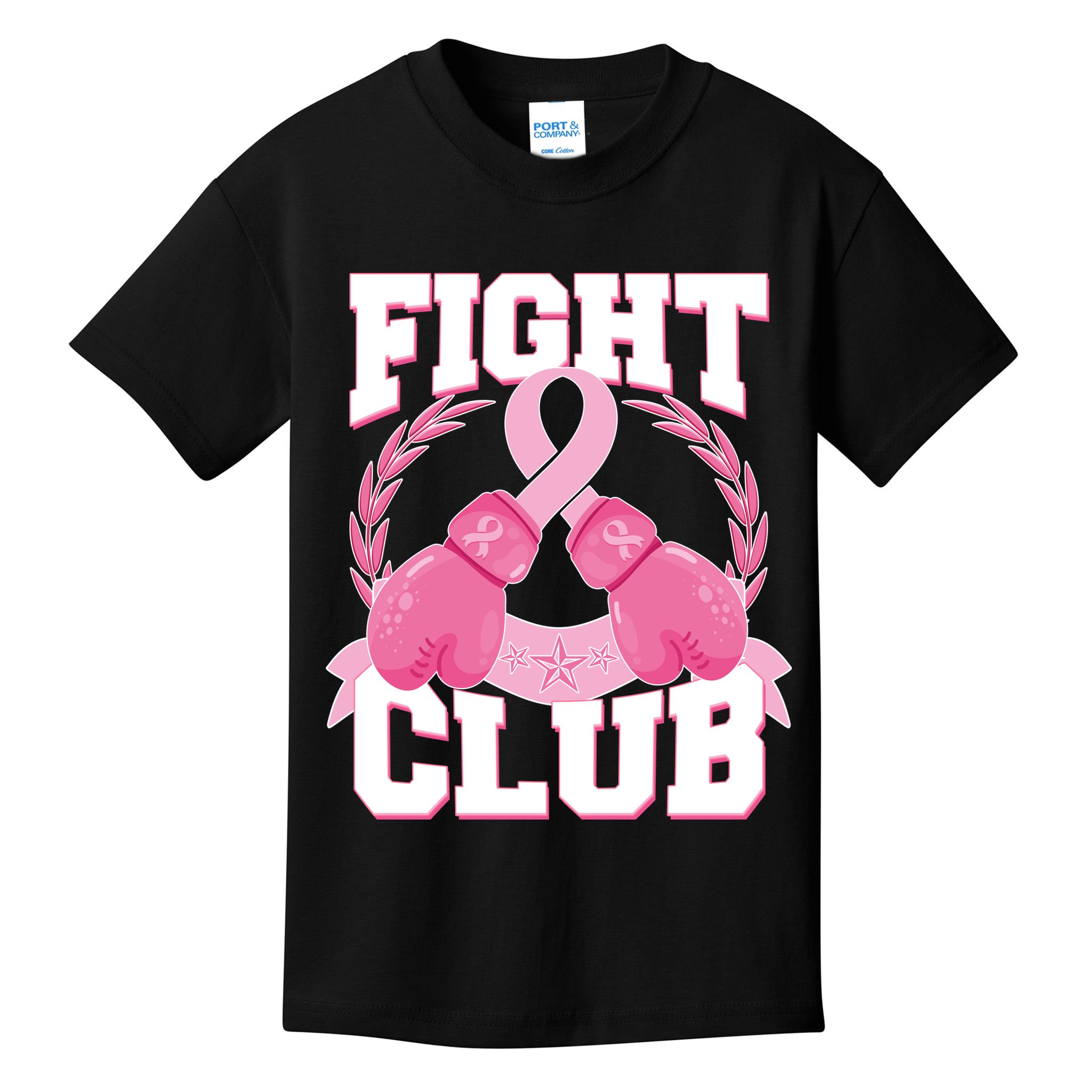 Fight Club Breast Cancer Awareness Warrior Kids T-Shirt