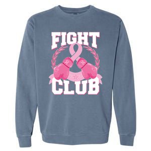 Fight Club Breast Cancer Awareness Warrior Garment-Dyed Sweatshirt