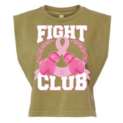 Fight Club Breast Cancer Awareness Warrior Garment-Dyed Women's Muscle Tee