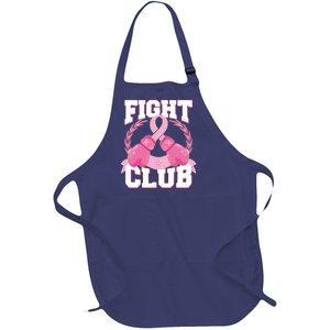 Fight Club Breast Cancer Awareness Warrior Full-Length Apron With Pockets