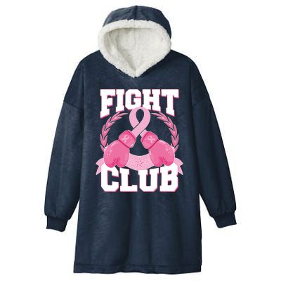 Fight Club Breast Cancer Awareness Warrior Hooded Wearable Blanket