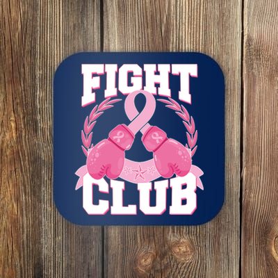 Fight Club Breast Cancer Awareness Warrior Coaster