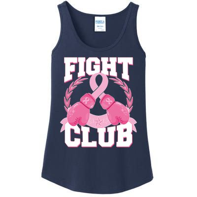 Fight Club Breast Cancer Awareness Warrior Ladies Essential Tank