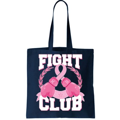 Fight Club Breast Cancer Awareness Warrior Tote Bag