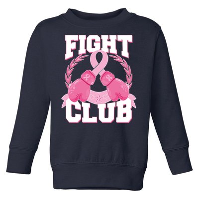 Fight Club Breast Cancer Awareness Warrior Toddler Sweatshirt