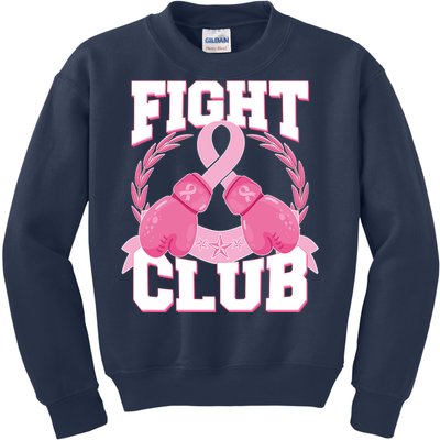 Fight Club Breast Cancer Awareness Warrior Kids Sweatshirt