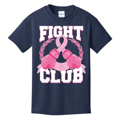 Fight Club Breast Cancer Awareness Warrior Kids T-Shirt