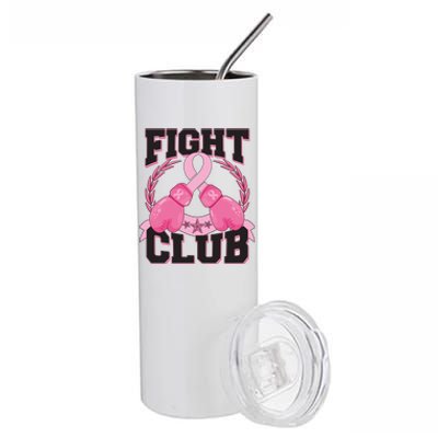 Fight Club Breast Cancer Awareness Warrior Stainless Steel Tumbler