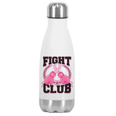 Fight Club Breast Cancer Awareness Warrior Stainless Steel Insulated Water Bottle