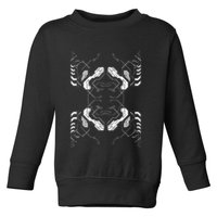 Futuristic Circuit Board Pattern Design Toddler Sweatshirt