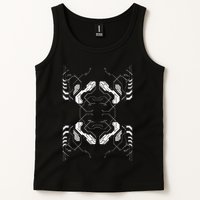 Futuristic Circuit Board Pattern Design Tank Top