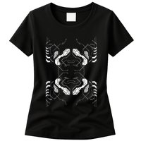 Futuristic Circuit Board Pattern Design Womens T-Shirt