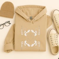 Futuristic Circuit Board Pattern Design Hoodie