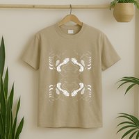 Futuristic Circuit Board Pattern Design T-Shirt
