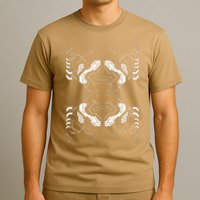 Futuristic Circuit Board Pattern Design T-Shirt
