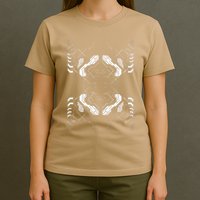 Futuristic Circuit Board Pattern Design T-Shirt