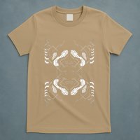 Futuristic Circuit Board Pattern Design T-Shirt