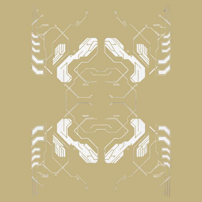 Futuristic Circuit Board Pattern Design T-Shirt