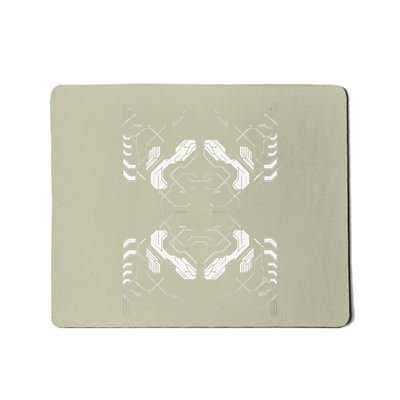 Futuristic Circuit Board Pattern Design Mousepad
