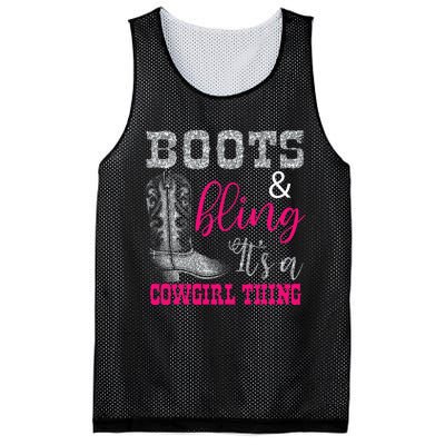 Funny Cowgirl Boots Bling Women Sleeveless Gift Cute Love Country Life Mesh Reversible Basketball Jersey Tank