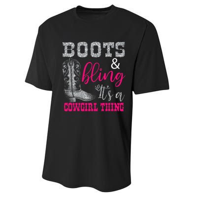 Funny Cowgirl Boots Bling Women Sleeveless Gift Cute Love Country Life Performance Sprint T-Shirt