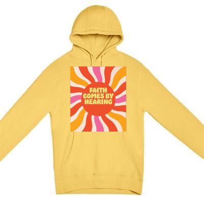 Faith Comes By Hearing Premium Pullover Hoodie