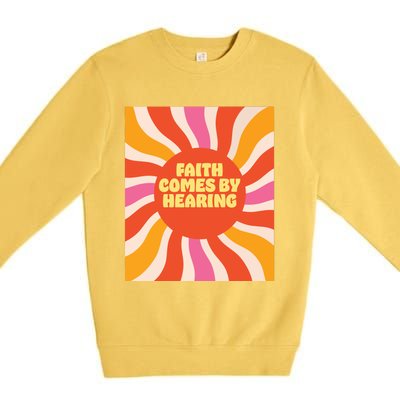 Faith Comes By Hearing Premium Crewneck Sweatshirt