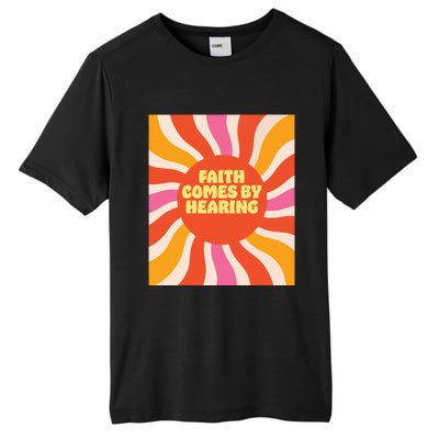 Faith Comes By Hearing Tall Fusion ChromaSoft Performance T-Shirt