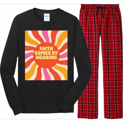 Faith Comes By Hearing Long Sleeve Pajama Set