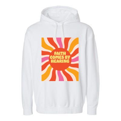 Faith Comes By Hearing Garment-Dyed Fleece Hoodie