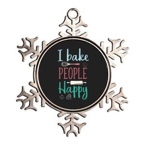 Funny Cookie Baking Love Baker Lover Best Baking Metallic Star Ornament