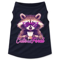 Funny Cute But Feral Coffee Raccoon Doggie Tank