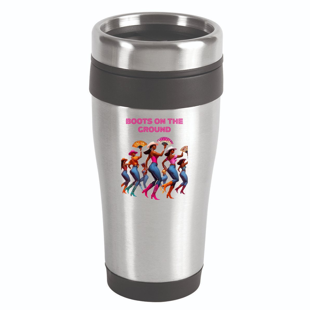 Funny Cowgirl Boots Bling Cute Love Country Life 16oz Travel Tumbler