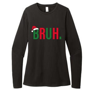 Funny Christmas Bruh Xmas Bruh Gift Womens CVC Long Sleeve Shirt