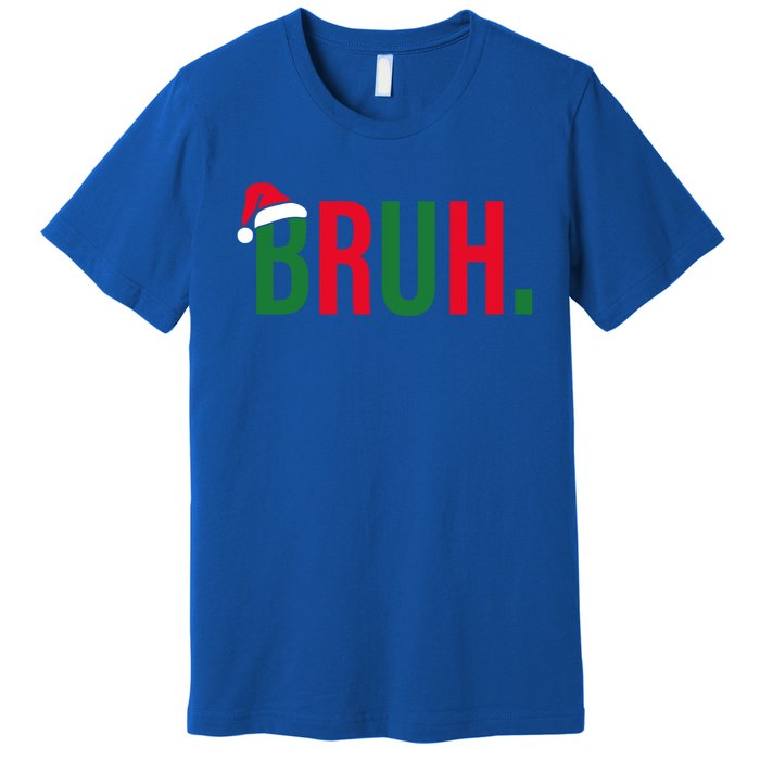 Funny Christmas Bruh Xmas Bruh Gift Premium T-Shirt