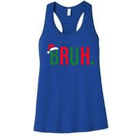 Funny Christmas Bruh Xmas Bruh Gift Women's Racerback Tank