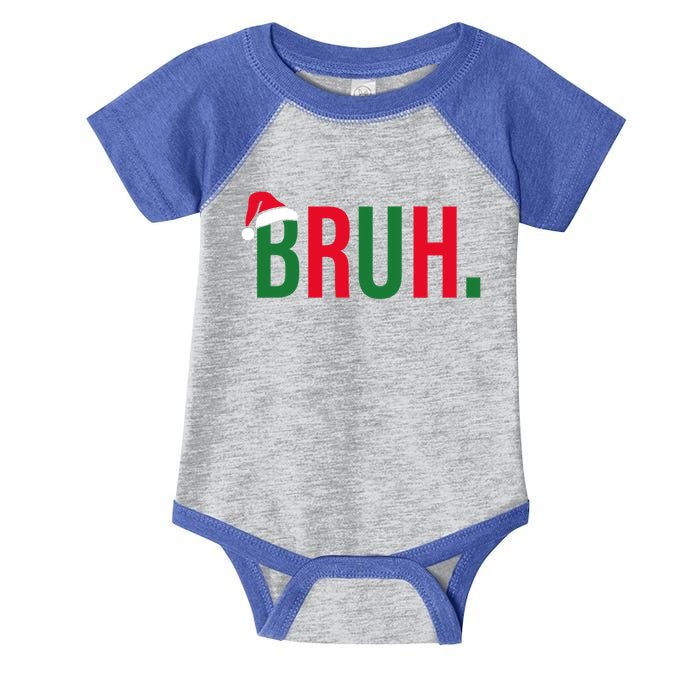 Funny Christmas Bruh Xmas Bruh Gift Infant Baby Jersey Bodysuit