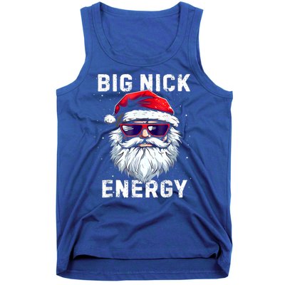 Funny Christmas Big Nick Energy Santa Naughty Adult Humor Tank Top