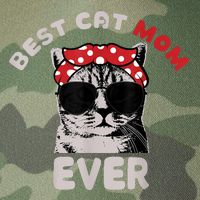 Funny Cat Best Cat Mom Ever Meow With My Cat Tee Legacy Tie Dye Trucker Hat