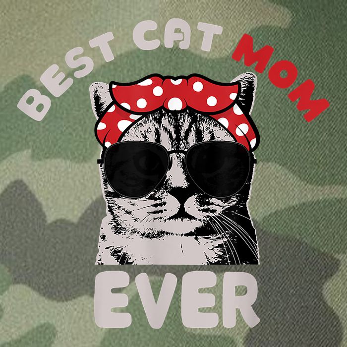 Funny Cat Best Cat Mom Ever Meow With My Cat Tee Legacy Tie Dye Trucker Hat
