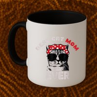 Funny Cat Best Cat Mom Ever Meow With My Cat Tee Mug
