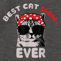 Funny Cat Best Cat Mom Ever Meow With My Cat Tee Vector Backpack