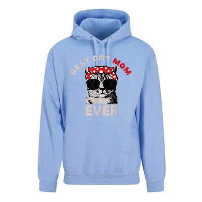 Funny Cat Best Cat Mom Ever Meow With My Cat Tee Unisex Surf Hoodie