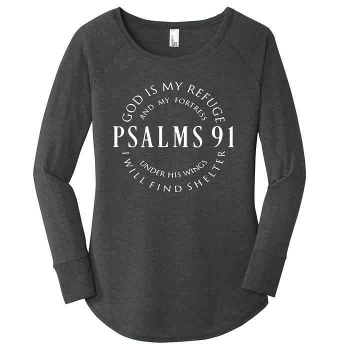 Funny Christian Blessed Religious Hymn Christ Women's Perfect Tri Tunic Long Sleeve Shirt