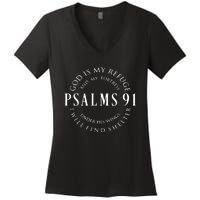 Funny Christian Blessed Religious Hymn Christ Women's V-Neck T-Shirt