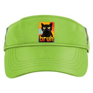 Funny Cat Bruh Meme Graphic Adult Drive Performance Visor