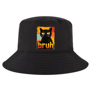 Funny Cat Bruh Meme Graphic Cool Comfort Performance Bucket Hat