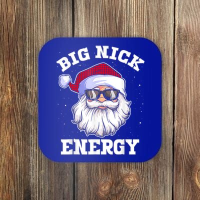 Funny Christmas Big Nick Energy Santa Naughty Adult Humor Coaster