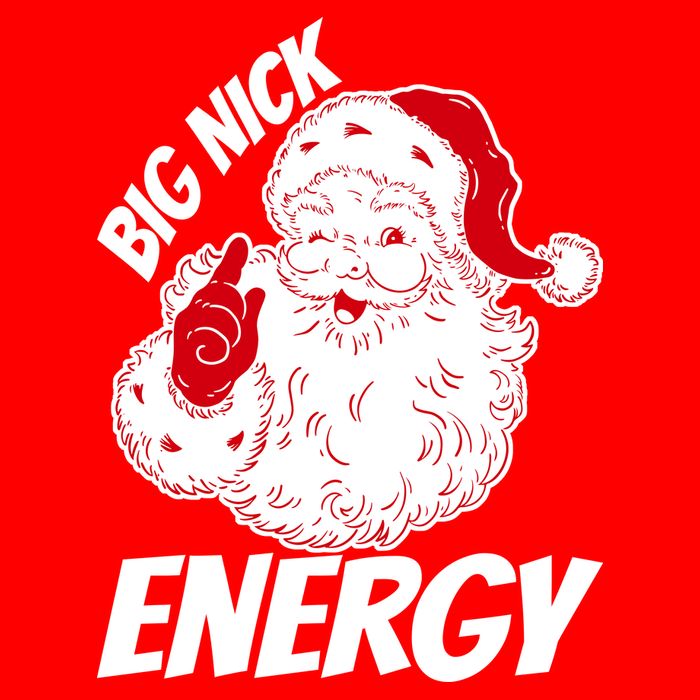 Funny Christmas Big Nick Energy Sweatshirt Santa Claus  Toddler Sweatshirt