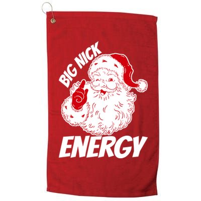 Funny Christmas Big Nick Energy Sweatshirt Santa Claus  Golf Towel